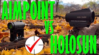 Holosun HS503GU vs Aimpoint T2 Micro with Night Vision [upl. by Verdha160]