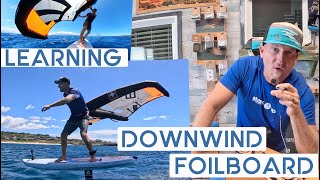 Learning to SUP Downwind Foiling with Wing Foiling How can one help the other [upl. by Leahcimdivad789]