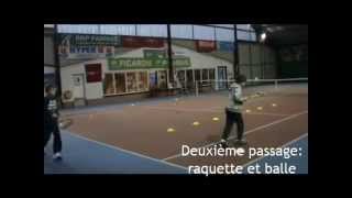 Situations jeu de jambes tennis tous niveaux [upl. by Eugeniusz]