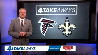 4 Takeaways Divine intervention in Saints win over Falcons – or Darren Rizzi [upl. by Aldrich]