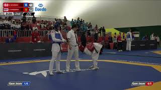 220 Round of 32 Men 68kg DEN N GOLEMAC THA K PHROMPAT [upl. by Peters]