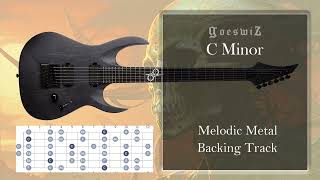 Melodic Metal C Minor Backing Track  145 bpm [upl. by Cleveland]