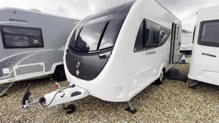 2023 Swift Sprite Finesse 480 Used Caravan for sale at Webbs Caravans Salisbury SP4 6QX [upl. by Boys]