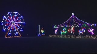 Oglebays Festival of Lights unveils interactive light show for 2024 [upl. by Azilanna]