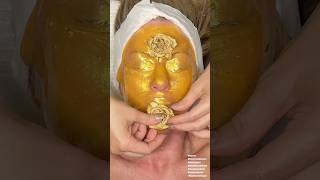 ASMR Facial Golden Jelly Mask [upl. by Garald]