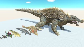 Purussaurus TRex of Evolution VS All Dinosaurs Triceratop Horridus Flying Reptile Colossal dinosaur [upl. by Zenger]