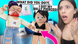 I KICKED MY DAUGHTER OUT OF THE HOUSE Because SHE DID THIS  Roblox Bloxburg Roleplay [upl. by Brindell]