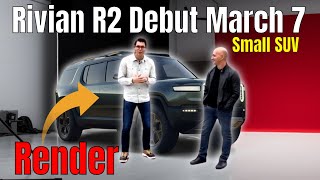 Rivian R2 Affordable Small SUV Will Be Revealed March 7 [upl. by Esinahs]