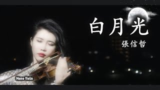 白月光  張信哲 小提琴Violin Cover by Momo 月の庭 何月歌 Misty Moon Violin Cover [upl. by Adnilam]