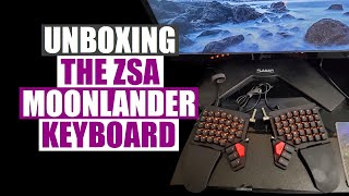 Unboxing The ZSA Moonlander Programmable Keyboard [upl. by Nemajneb]