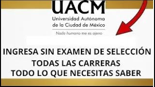 CARRERAS MAS DEMANDADAS UACM 2024 [upl. by Lamag637]