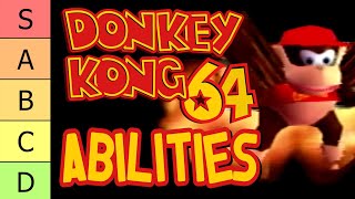 Donkey Kong 64 Ability Tier List [upl. by Haroun]