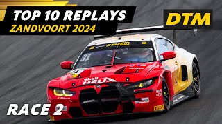 DTM TOP 10 MOMENTS  Zandvoort Race 2  DTM 2024 [upl. by Goran136]