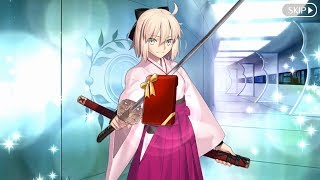 FateGrand Order Valentine with Okita Souji with English Subs [upl. by Acirne]