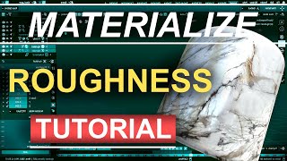 Materialize RoughnessSmooth Map Tutorial In 60 Seconds [upl. by Nottap]