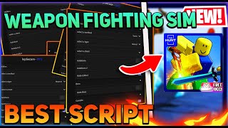 Weapon Fighting Simulator Script GUI  Hack Auto Farm Auto Collect Egg And More PASTEBIN 2024 [upl. by Ignacia]