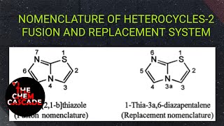 Systematic nomenclature of heterocyclic compound2 fusion heterocycles [upl. by Acey504]