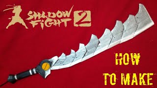 How To Make Composite Sword With Cardboard Shadow Fight 2 Sword With Cardboard Retractable Sword [upl. by Sullivan]