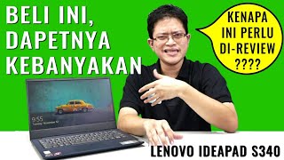 Laptop Murah Super Lengkap Review Lenovo Ideapad S340  Indonesia [upl. by Ogaitnas]