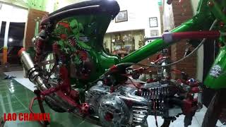 HONDA C70 STREET RACING MODIFIKASI KONTES TERBARU DETAILING [upl. by Stephan973]