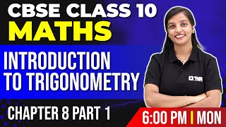 CBSE Class 10 Maths  Introduction to Trigonometry  Part 1  Chapter 8  Exam Winner [upl. by Ahsienroc]