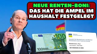 ⚡️Neuer Rentenzuschlag für Rentner Das hat die Ampel im Haushalt festgelegt [upl. by Domini]