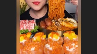 Noodles ASMR Eating NO TALKING  Ksuffka ASMR [upl. by Andrei]