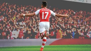 TOP 5 HD  LOS MEJORES GOLES DE ALEXIS SANCHEZ EN EL ARSENAL  SPARKY TOPS [upl. by Hekker]