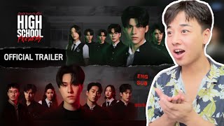 Official Trailer High School Frenemy มิตรภาพคราบศัตรู  REACTION [upl. by Glennis703]