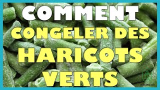 Comment congeler des haricots vert [upl. by Gnat461]