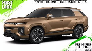 KG Mobility SsangYong Actyon SUV Launched In Korea  First Look  Full Interior Exterior [upl. by Dowdell]