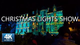 4K🎅Christmas Lights Show Landerneau 2023  HDR 60fps [upl. by Terag72]