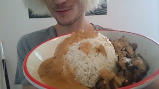 ASMR ChampignonNut Risotto  Relaxing Eating Sounds No talking  Vegan [upl. by Eissirk]