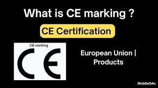 What is CE marking  CE Certification  EU  European Union  Products [upl. by Ysnat]