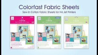 Sew In Colorfast Fabric Sheets [upl. by Eekaz]