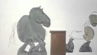 Classic Sesame Street animation  a horse buys three coffees [upl. by Tewfik813]