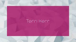 Terri Kerr  appearance [upl. by Gulick]