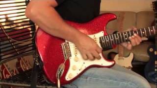 2007 Fender Custom Shop 68 Reissue Strat Relic red sparkle Part2 [upl. by Eitsirc]