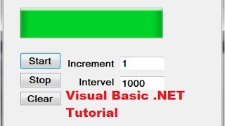 Visual Basic NET Tutorial 6  How to use ProgressBars Control in Visual Basic [upl. by Sherborne]