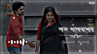 Aaj Valobashona Lofi আজ ভালোবাসোনা slowed reverb Bangla songs Lofi Prio Lofi [upl. by Aianat554]