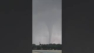 Video shows tornado in Red Oak Iowa during storms [upl. by Warner]