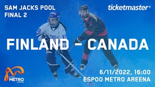 WRC2022 Sam Jacks Pool 2 Final Finland Sr vs Canada Sr [upl. by Ralfston]