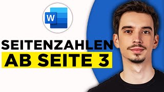 Word Seitenzahlen ab Seite 3 2024  Schritt für Schritt Anleitung [upl. by Adolphe153]