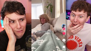 Forcing Dan to Watch MORE TikTok Likes [upl. by Aerdnaz]