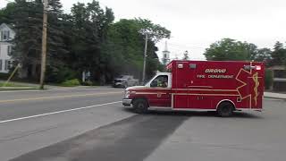 Orono Maine Fire Department E241 A249 amp Veazie Maine Fire Department L195 Responding [upl. by Lazor]