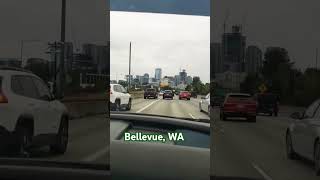 Bellevue Washington state🌲🌲 fast forward views 😊 [upl. by Aihsekan]