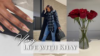 •LIFE WITH KHAY• MINI UPDATE NEW AIRPODS TACO TUESDAY WITH SIWE MY DESK BROKE NAIL APPOINTMENT [upl. by Tterb]