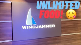 Windjammer Marketplace Buffet Tour  Royal Caribbean  Ovation of the Seas  August 2021 [upl. by Gaddi]