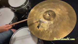 Zildjian K Custom Dark Complex Ride 21” 2436 g [upl. by Durant118]