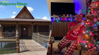 Disney’s Polynesian Bungalows Staycation On Christmas Eve 2020  Using Disney Vacation Club Points [upl. by Aneer670]